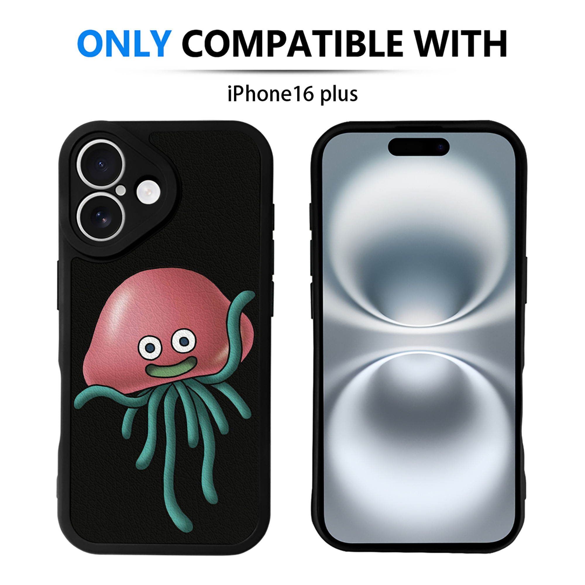 （画像用） ドラゴンクエスト Doragon Kuesuto Dragon Quest 【iPhone 16シリーズ対応】シリコンスマホケース（レザー調） 材質：シリコン